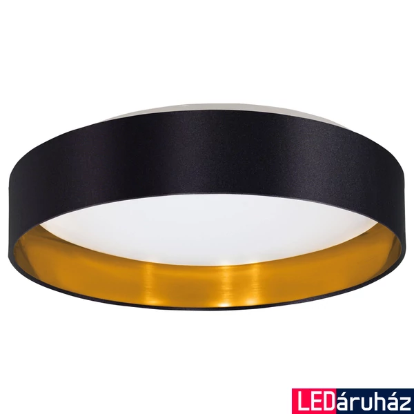 Eglo 99539 Maserlo 2 mennyezeti lámpa, fekete, 2500 lm, 3000K melegfehér, beépített LED, 21,6W, IP20