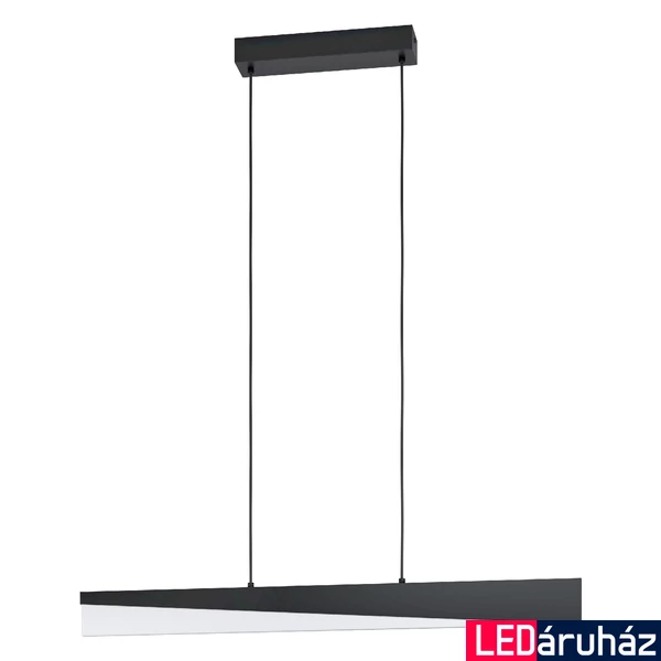 Eglo 99562 Isidro 1 ágú függeszték, fekete, 3850 lm, 3000K melegfehér, beépített LED, 27W, IP20