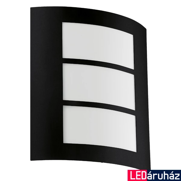 Eglo 99567 City kültéri fali lámpa, fekete, E27 foglalattal, max. 1x40W, IP44