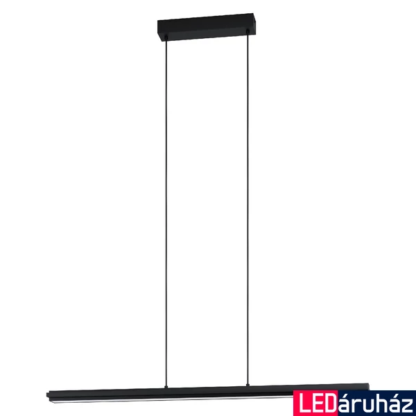 Eglo 99599 Cambulos 1 ágú függeszték, fekete, 4300 lm, 3000K melegfehér, beépített LED, 2x17W, IP20