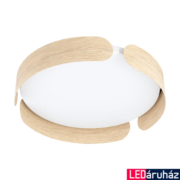Eglo 99622 Valcasotto mennyezeti lámpa, fa, 2500 lm, 3000K melegfehér, beépített LED, 24W, IP20