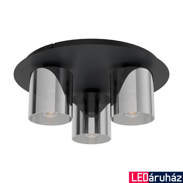 Eglo 99631 Gorosiba 1 mennyezeti lámpa, füst, E27 foglalattal, max. 3x40W, IP20