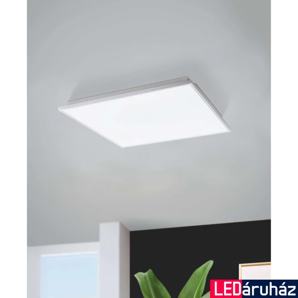 Eglo 99639 Herrora-Z LED panel, 45 x 45cm, fehér, szögletes, 2600 lm, 2700K-6500K szabályozható, beépített LED, 22W, IP20, 450x450 mm