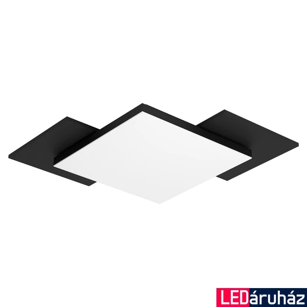 Eglo 99655 Tamuria mennyezeti lámpa, fekete, 1150 lm, 3000K melegfehér, beépített LED, 10W, IP20