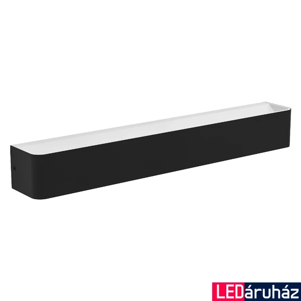 Eglo 99691 Sania 5 fürdőszobai fali lámpa, 62cm széles, fekete, 3200 lm, 3000K melegfehér, beépített LED, 26,5W, IP44