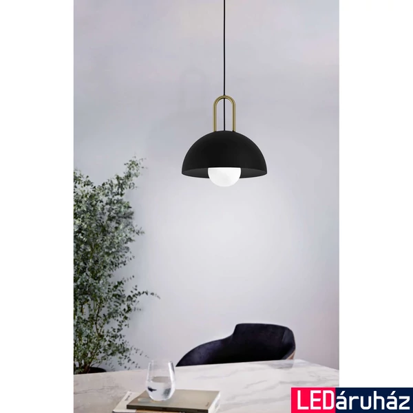 Eglo 99693 Calmanera 1 ágú függeszték, fekete, E27 foglalattal, max. 1x40W, IP20