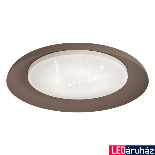 Eglo 99704 Penjamo mennyezeti lámpa, csillogós, barna, 2010 lm, 3000K melegfehér, beépített LED, 17,1W, IP20