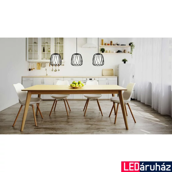 Eglo 99706 Floresta több ágú függeszték, fekete, E27 foglalattal, max. 3x40W, IP20