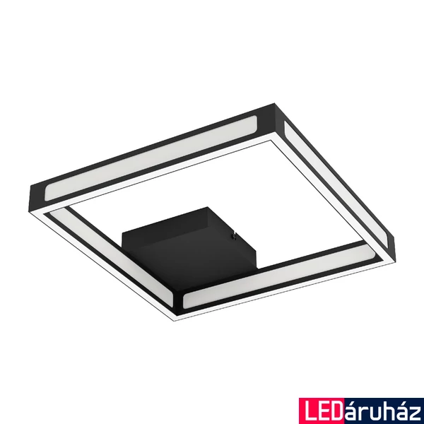 Eglo 99787 Altaflor mennyezeti lámpa, fekete, 1520 lm, 3000K melegfehér, beépített LED, 4x2,8W, IP20