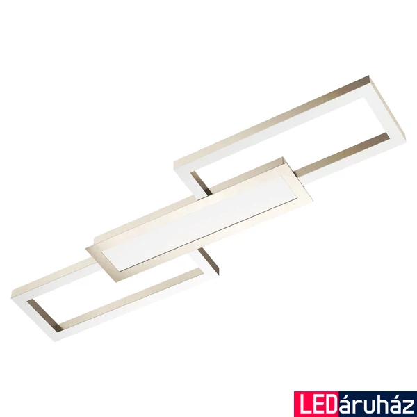 Eglo 99791 Monirote mennyezeti lámpa, nikkel, 4450 lm, 3000K-6500K szabályozható, beépített LED, 37W, IP20