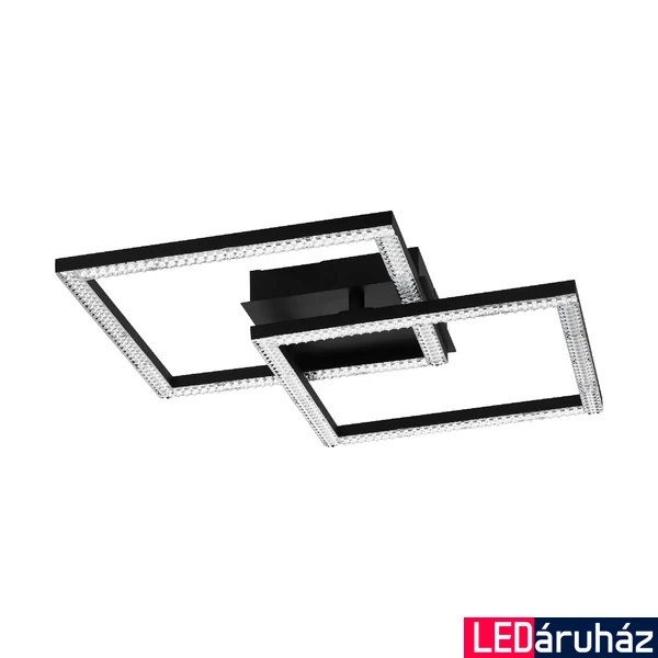 Eglo 99799 Lejias mennyezeti lámpa, fekete, 3050 lm, 3000K melegfehér, beépített LED, 21W, IP20