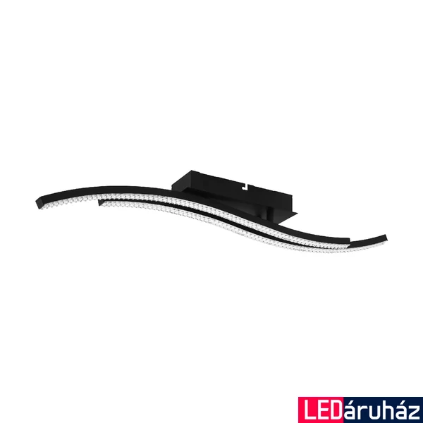 Eglo 99801 Lejias mennyezeti lámpa, fekete, 2600 lm, 3000K melegfehér, beépített LED, 21,5W, IP20