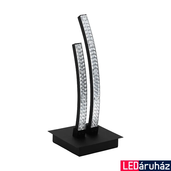 Eglo 99804 Lejias asztali lámpa, fekete, 900 lm, 3000K melegfehér, beépített LED, 8W, IP20