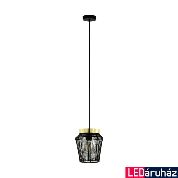 Eglo 99806 Escandidos 1 ágú függeszték, fekete, E27 foglalattal, max. 1x40W, IP20
