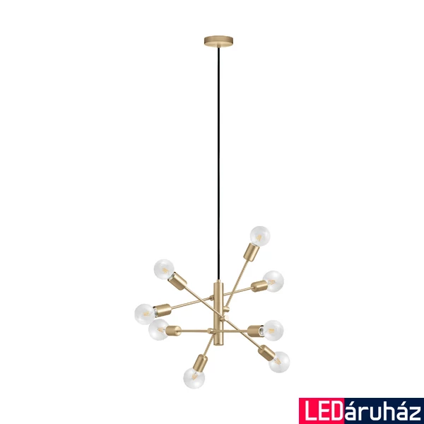 Eglo 99811 Gradoli 1 több ágú függeszték, réz, E27 foglalattal, max. 8x40W, IP20