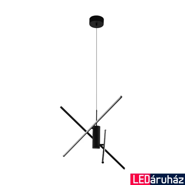 Eglo 99818 Salitre több ágú függeszték, fekete, 4000 lm, 3000K melegfehér, beépített LED, 29W, IP20