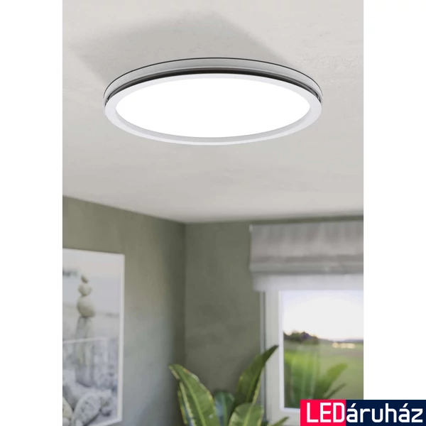 Eglo 99841 Lazaras mennyezeti lámpa, távirányítóval vezérelhető, alumínium, 2700 lm, 3000K-6500K szabályozható, beépített LED, 22W, IP20