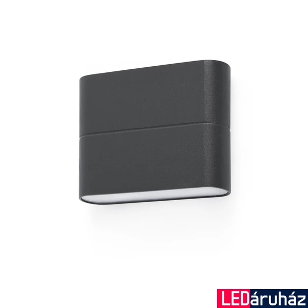 FARO ADAY-1 kültéri fali lámpa, szürke, 3000K melegfehér, beépített LED, 6W, IP54, 70645