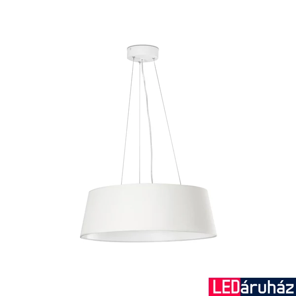 FARO AINA 1 ágú függeszték, fehér, 2700K melegfehér, beépített LED, 40W, IP44, 64174