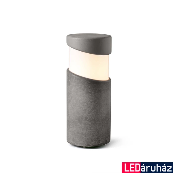 FARO BLOCK kültéri állólámpa, szürke, E27 foglalattal, IP65, 74141