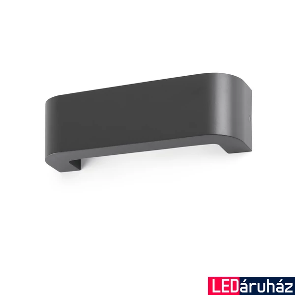 FARO BRACKET kültéri fali lámpa, szürke, 3000K melegfehér, beépített LED, 6W, IP44, 72272