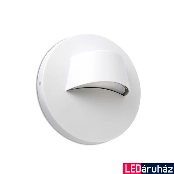 FARO BROW kültéri fali lámpa, fehér, 3000K melegfehér, beépített LED, 3W, 250 lm, IP44, 70408