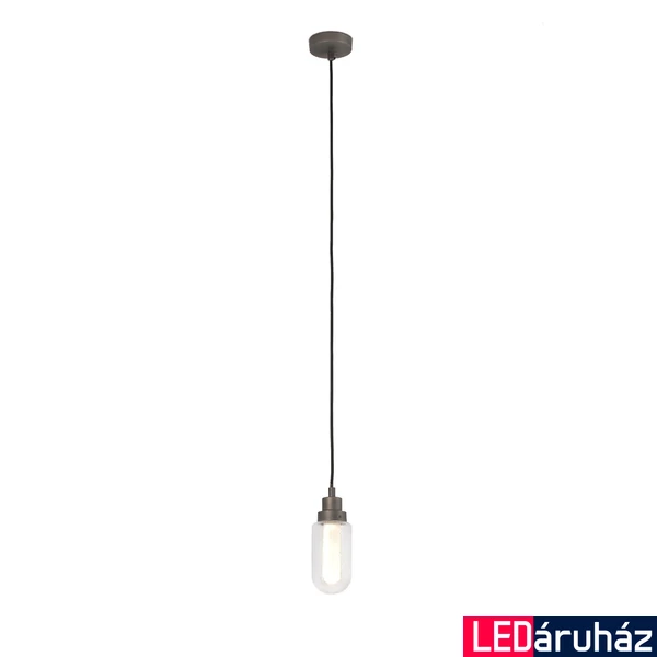 FARO BRUME kültéri függeszték, szürke, 2700K melegfehér, beépített LED, 3W, IP44, 40078