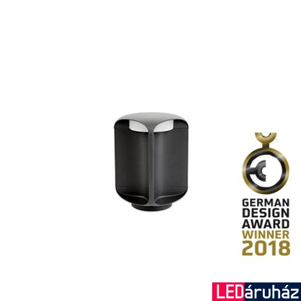 FARO BU-OH kültéri állólámpa, szürke, 3000K melegfehér, beépített LED, 12W, IP65, 71213