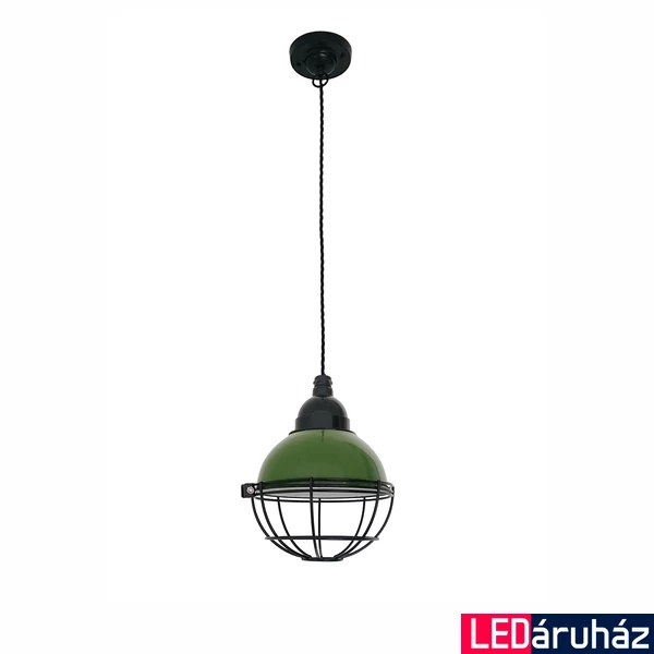 FARO CLAIRE 1 ágú függeszték, zöld, E27 foglalattal, 62803