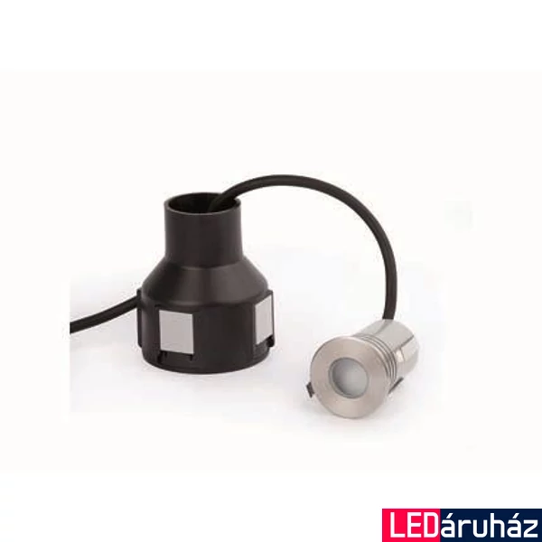 FARO CROSBY kültéri beépíthető lámpa, szürke, 3000K melegfehér, beépített LED, 2W, IP67, 70453