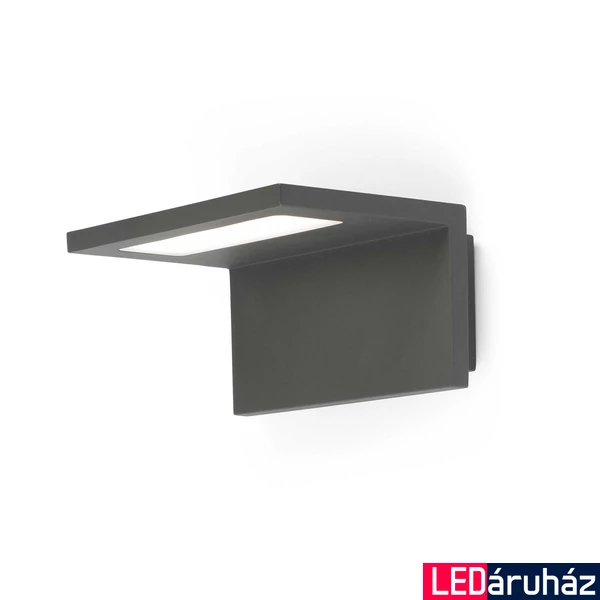 FARO ELE kültéri fali lámpa, szürke, 3000K melegfehér, beépített LED, 6W, IP54, 74419