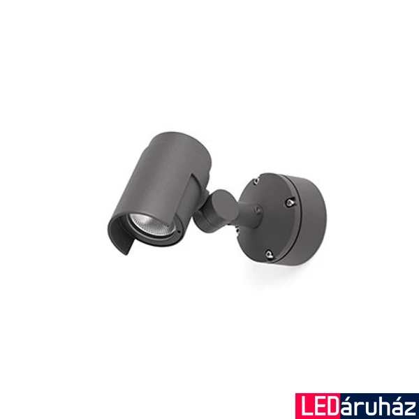 FARO FOC-1 kültéri LED reflektor, szürke, 3000K melegfehér, beépített LED, 15W, IP65, 70156
