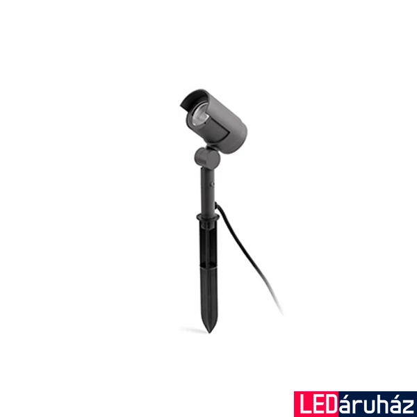 FARO FOC-21 kültéri leszúrható lámpa, szürke, 3000K melegfehér, beépített LED, 15W, IP65, 70158