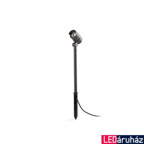 FARO FOC-52 kültéri leszúrható lámpa, szürke, 3000K melegfehér, beépített LED, 15W, IP65, 70159