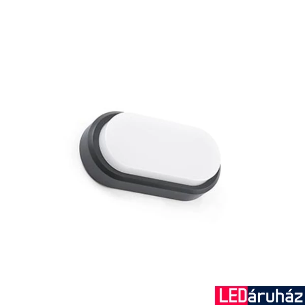 FARO FRED kültéri fali/mennyezeti lámpa, szürke, 3000K melegfehér, beépített LED, 7W, IP65, 70663