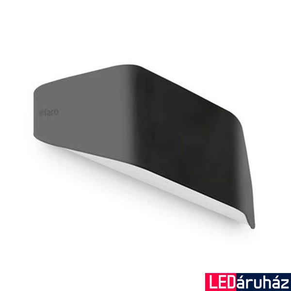 FARO FUTURE kültéri fali lámpa, fekete, E27 foglalattal, IP44, 71517
