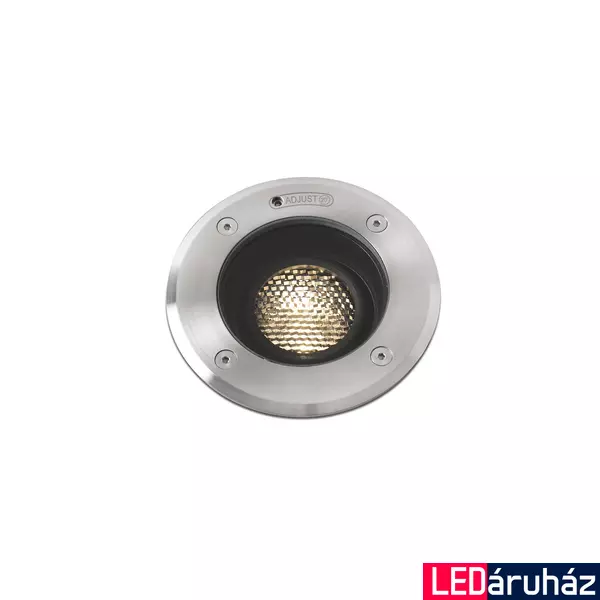 FARO GEISER kültéri beépíthető lámpa, rozsdamentes acél(inox), 3000K melegfehér, beépített LED, 7W, IP67, 70303