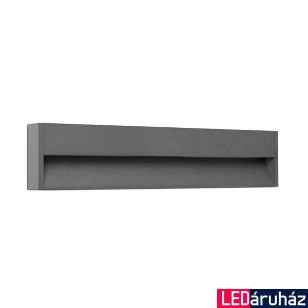FARO GRADA-3 kültéri fali lámpa, szürke, 3000K melegfehér, beépített LED, 12W, IP54, 70910