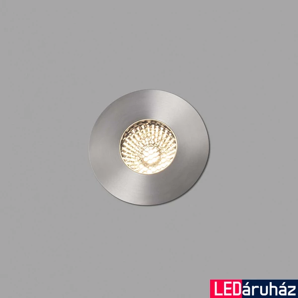 FARO GRUND kültéri beépíthető lámpa, rozsdamentes acél (inox), 3000K melegfehér, beépített LED, 7W, IP67, 70728