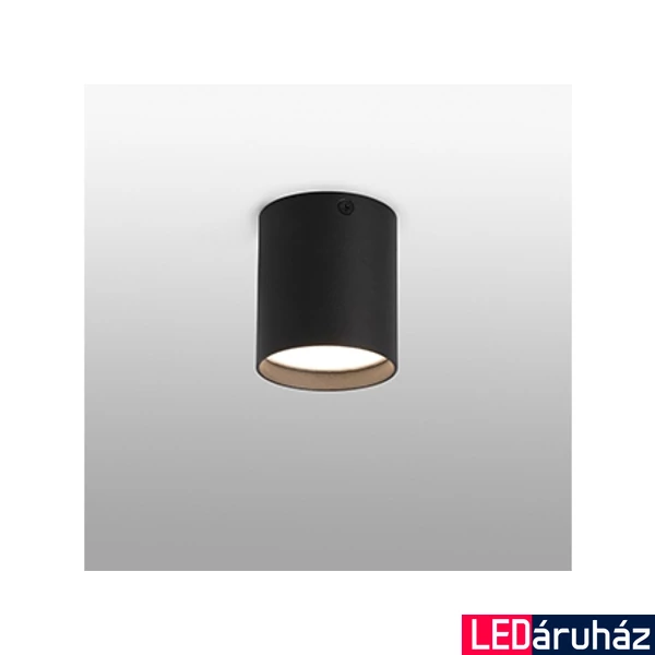FARO HARU mennyezeti lámpa, fekete, 3000K melegfehér, beépített LED, 6W, IP20, 64207