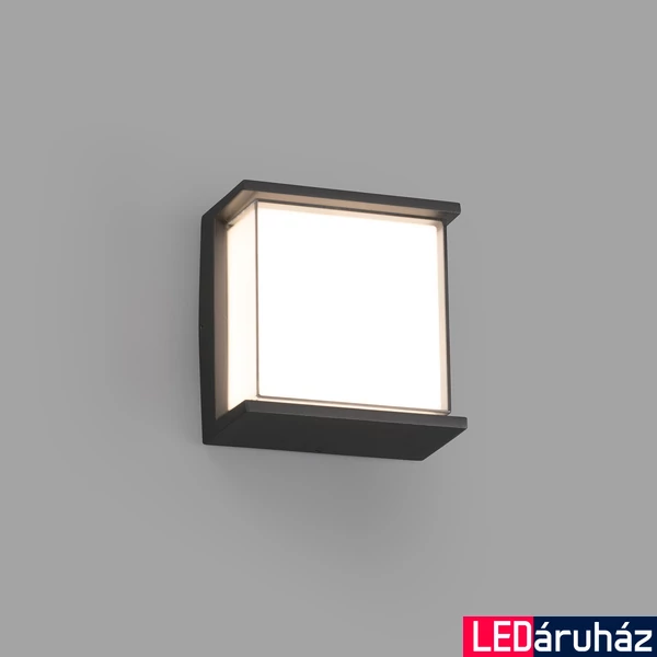 FARO HIKARI kültéri fali lámpa, szürke, 3000K melegfehér, beépített LED, 10W, IP65, 71274