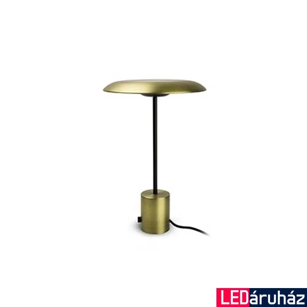FARO HOSHI asztali lámpa, hordozható, fényerőszabályozható, arany, 3000K melegfehér, beépített LED, 12W, IP20, 28387