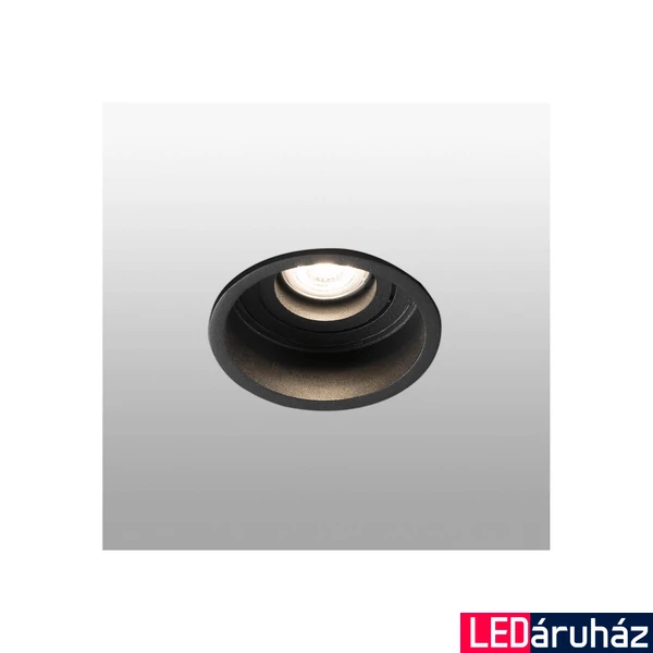 FARO HYDE fürdőszobai süllyeszthető lámpa, forgatható, fekete, GU10 foglalattal, IP20, 40119