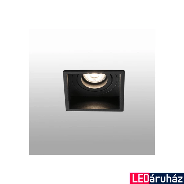 FARO HYDE fürdőszobai süllyeszthető lámpa, forgatható, fekete, GU10 foglalattal, IP20, 40121