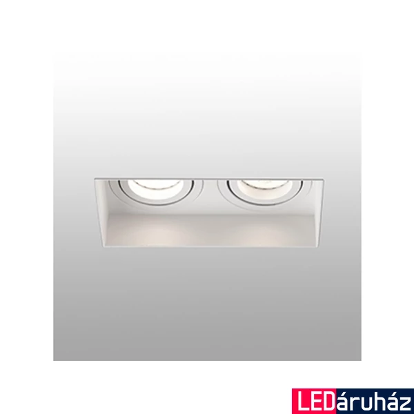 FARO HYDE fürdőszobai süllyeszthető lámpa, trimless, perem nélküli, forgatható, fehér, GU10 foglalattal, IP20, 40122