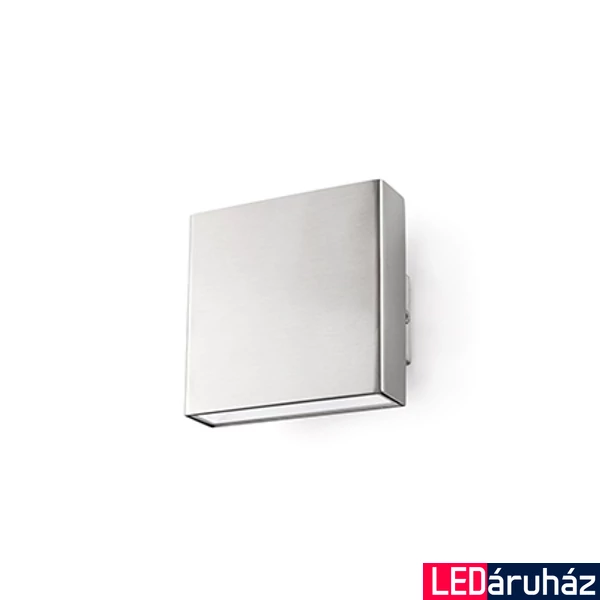FARO KAULA-1 kültéri fali lámpa, rozsdamentes acél(inox), 3000K melegfehér, beépített LED, 9W, IP44, 70405