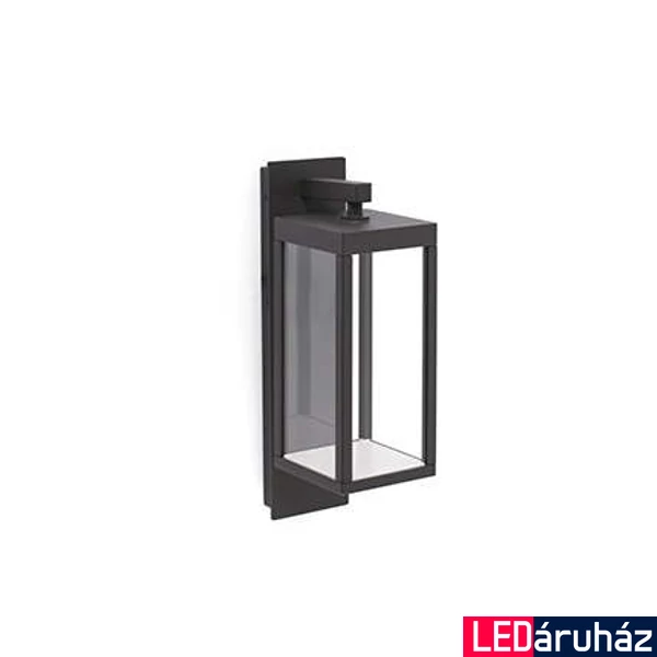 FARO KERALA kültéri fali lámpa, szürke, 3000K melegfehér, beépített LED, 13W, IP54, 74453