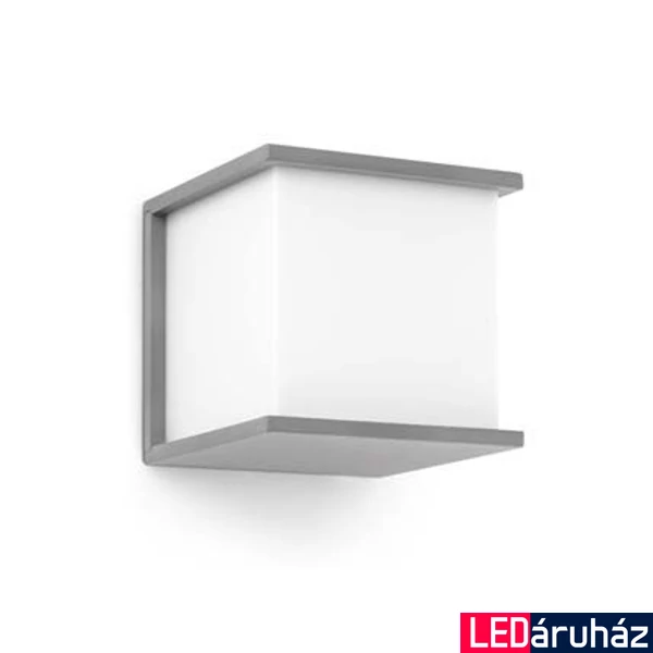 FARO KUBICK kültéri fali lámpa, szürke, E27 foglalattal, IP44, 70715