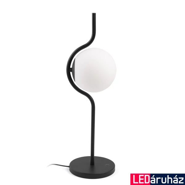 FARO LE VITA asztali lámpa, fényerőszabályozható, fekete, 2700K melegfehér, beépített LED, 6W, IP20, 29697