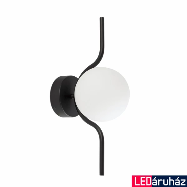 FARO LE VITA fali lámpa, fekete, 2700K melegfehér, beépített LED, 6W, IP20, 29695
